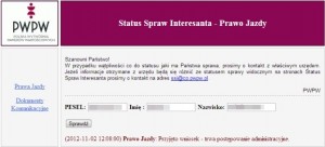 PWPW.pl - komunikat