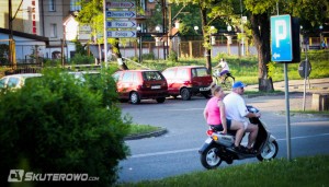 Po co kask na skuter? "Ja panie władzo tylko kawałeczek".