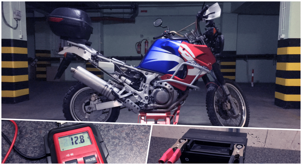 Honda Africa Twin Motocykl nie odpala, winny akumulator