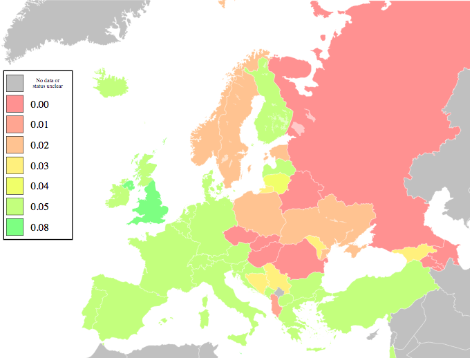 Dopuszczalny limit alkoholu w Polsce na tle innych krajów Europy