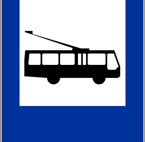 Znak D-16: przystanek trolejbusowy