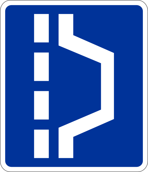 Znak D-50: zatoka