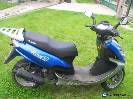 Test INCA STREET 50 2T: Pierwsze 350 km