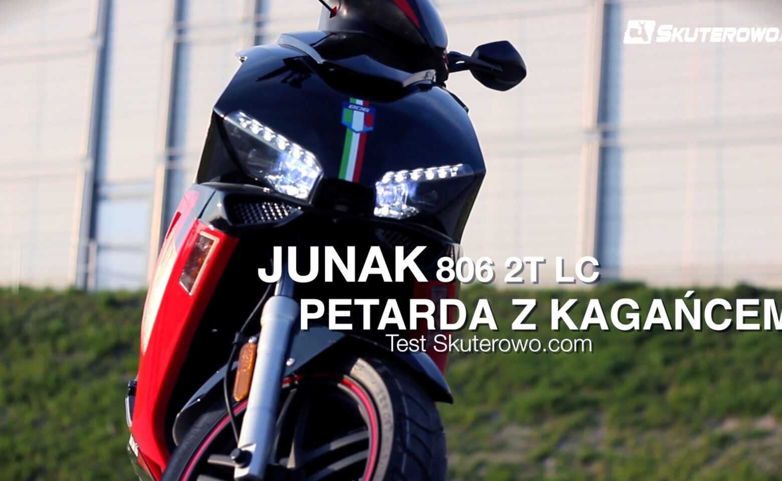 Test Junak 806: Petarda z Kagańcem: Test Skuterowo.com