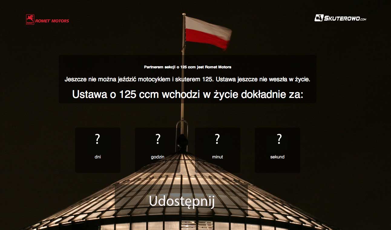 Motocykle i skutery 125 na kategorię B: Jeszcze 24 dni do wejścia ustawy