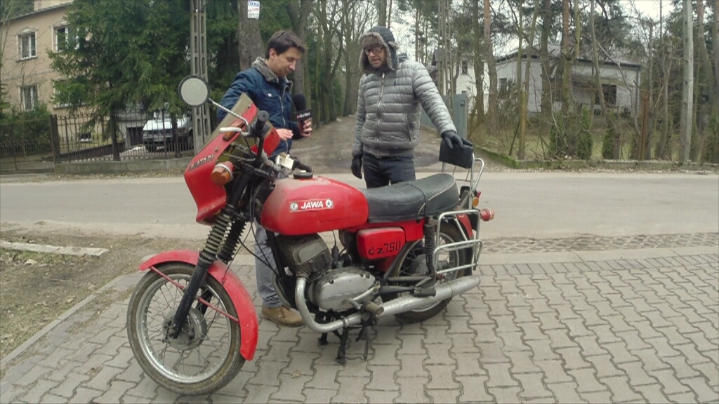Jawa Cezet 350 z napadu stulecia wystawiona na sprzedaż