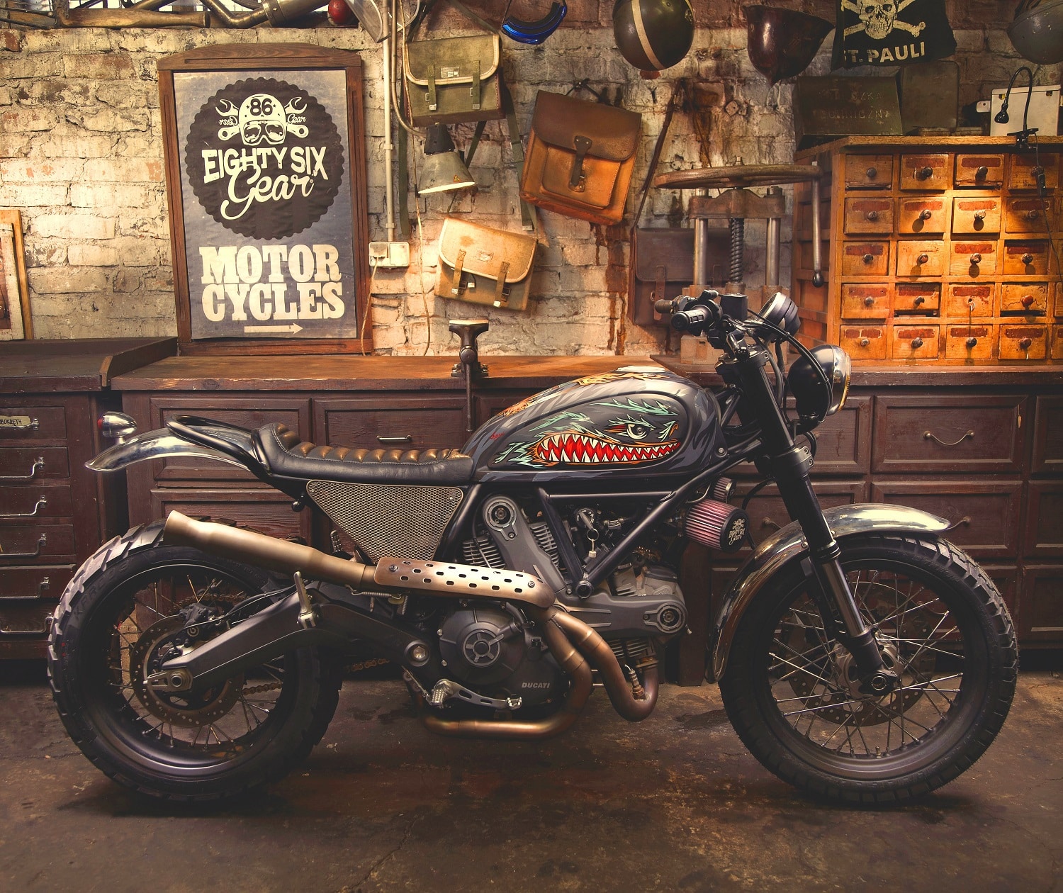 Polski Ducati Scrambler Iron Lungs najlepszym customem na świecie