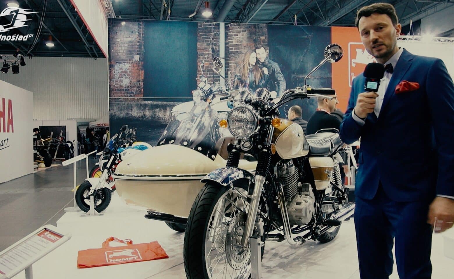 Romet Classic 400 z wózkiem bocznym na Moto Expo 2016