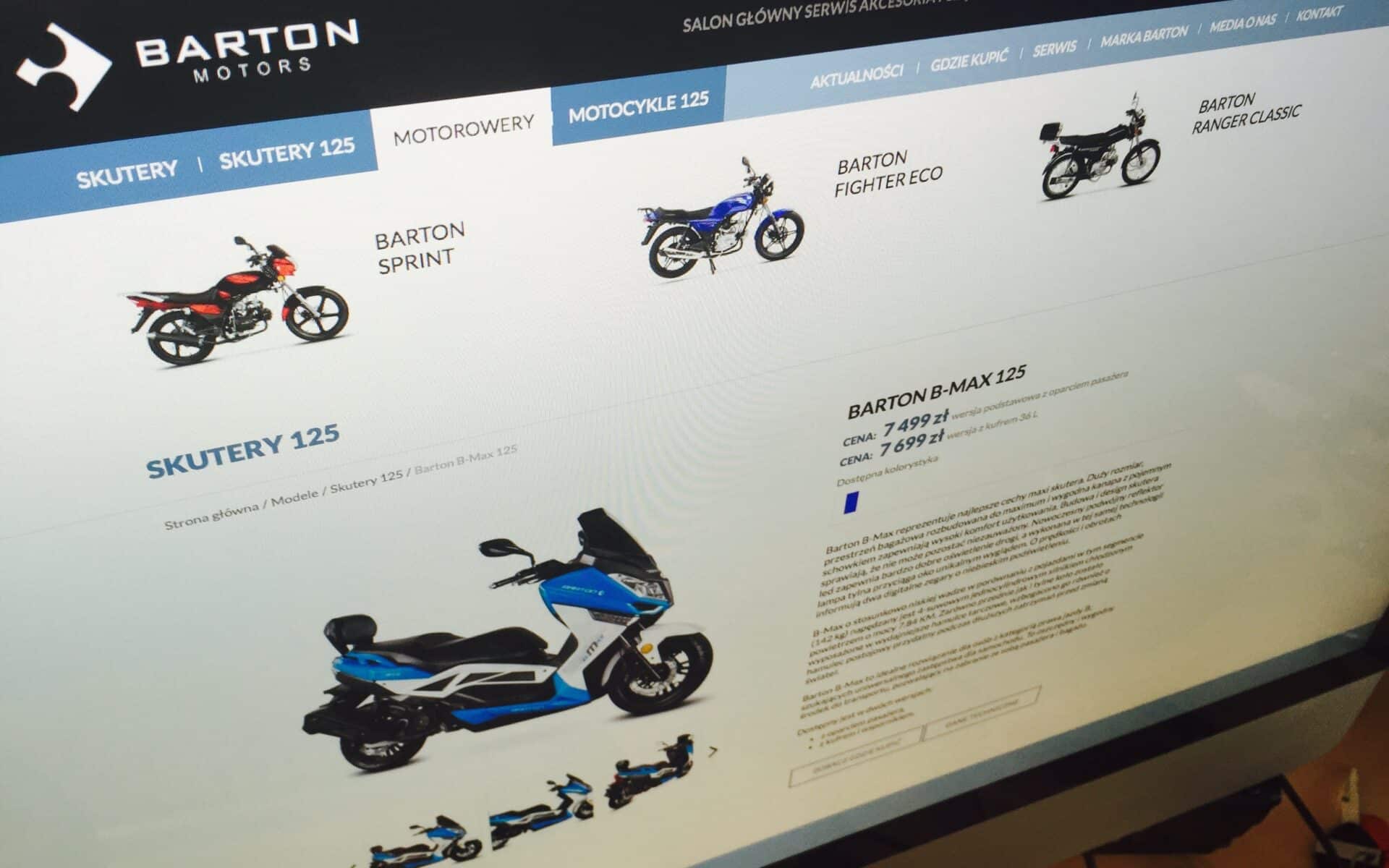 Barton Motors w nowej odsłonie już online