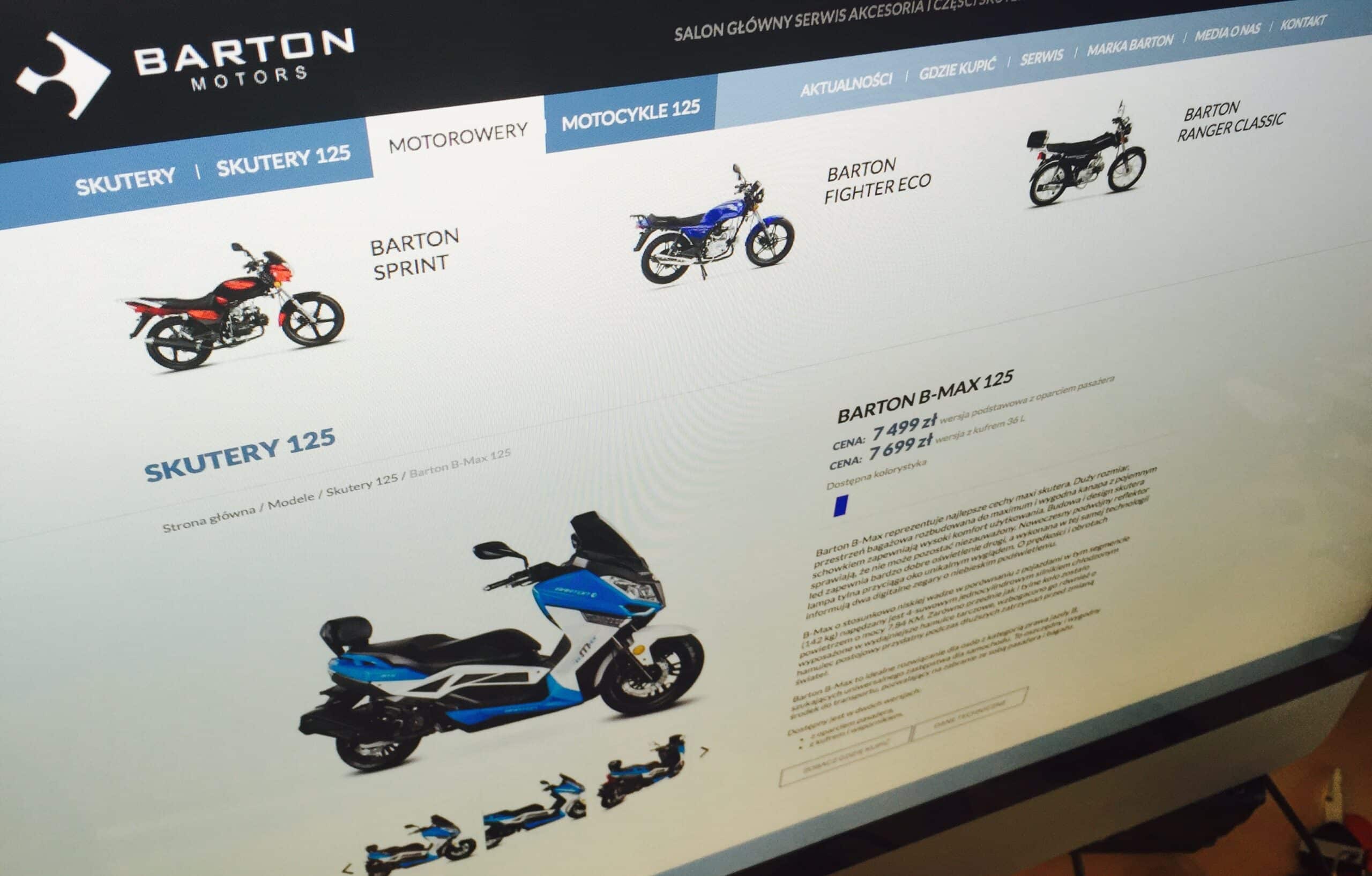 Barton Motors w nowej odsłonie już online