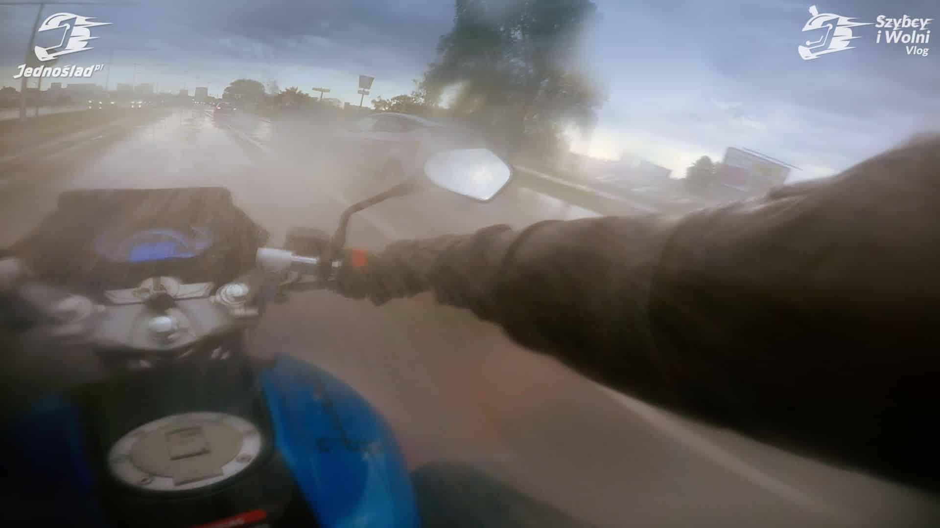 Nowy Junak RS 125 Pro 2016 i wjazd w potężną ulewę #31 Szybcy i Wolni Vlog