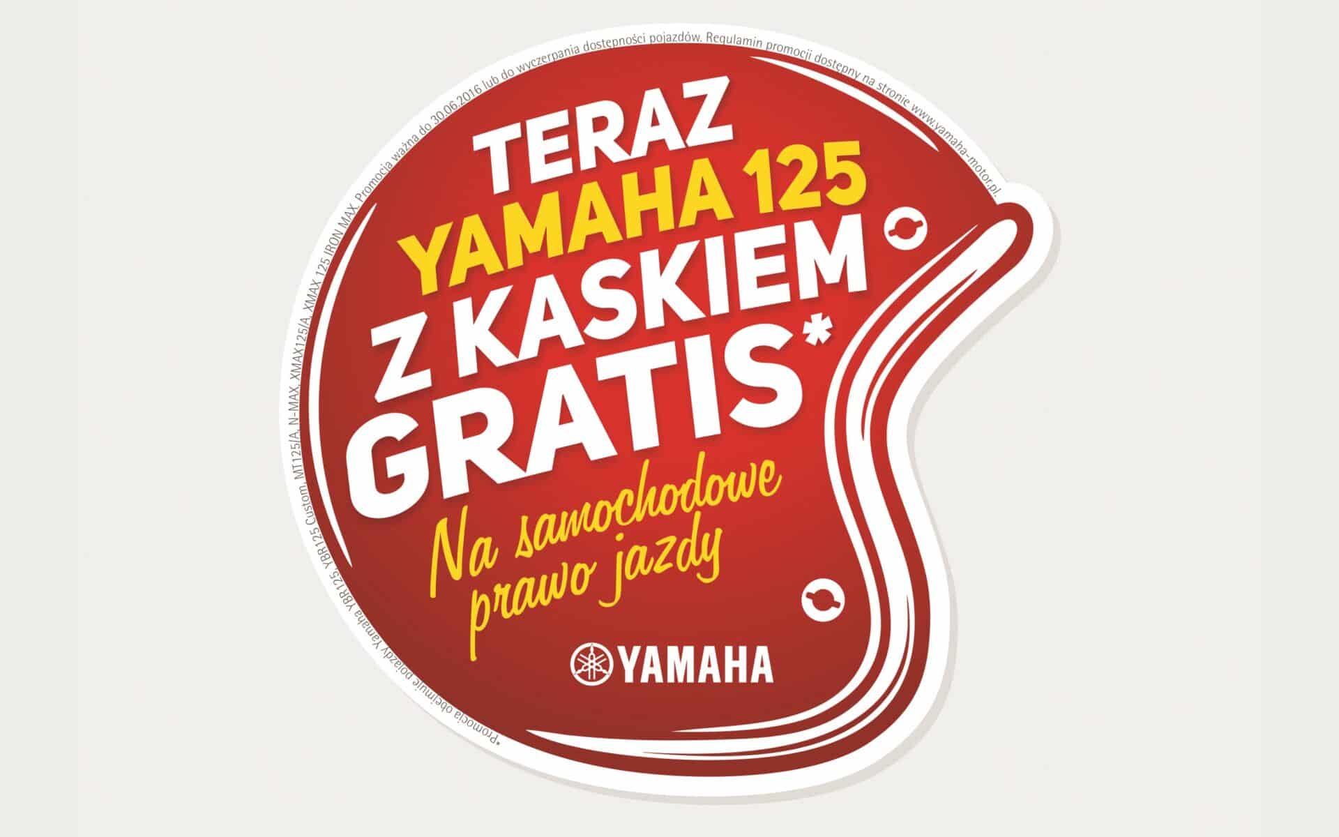 Kask gratis do Yamahy 125