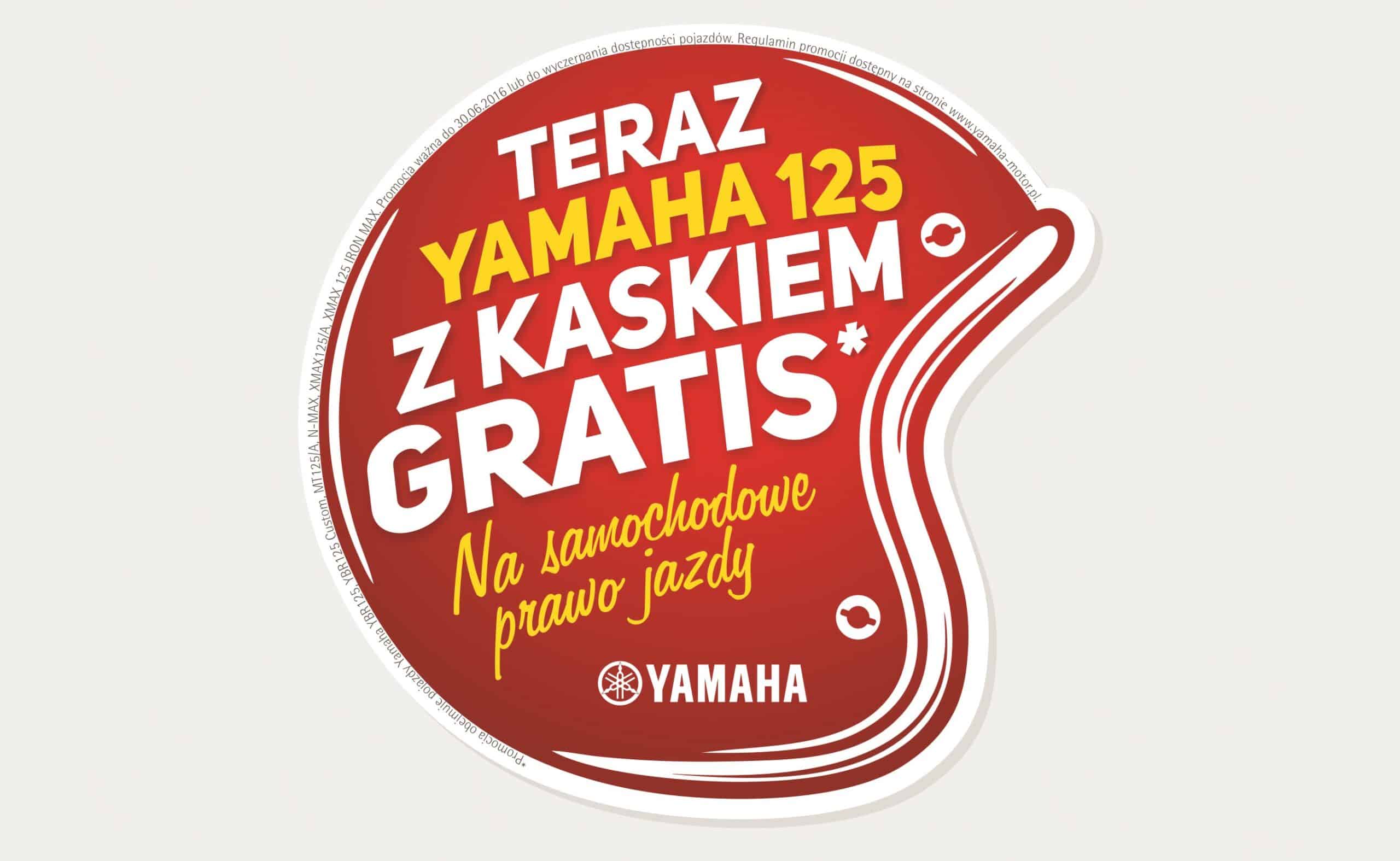 Kask gratis do Yamahy 125