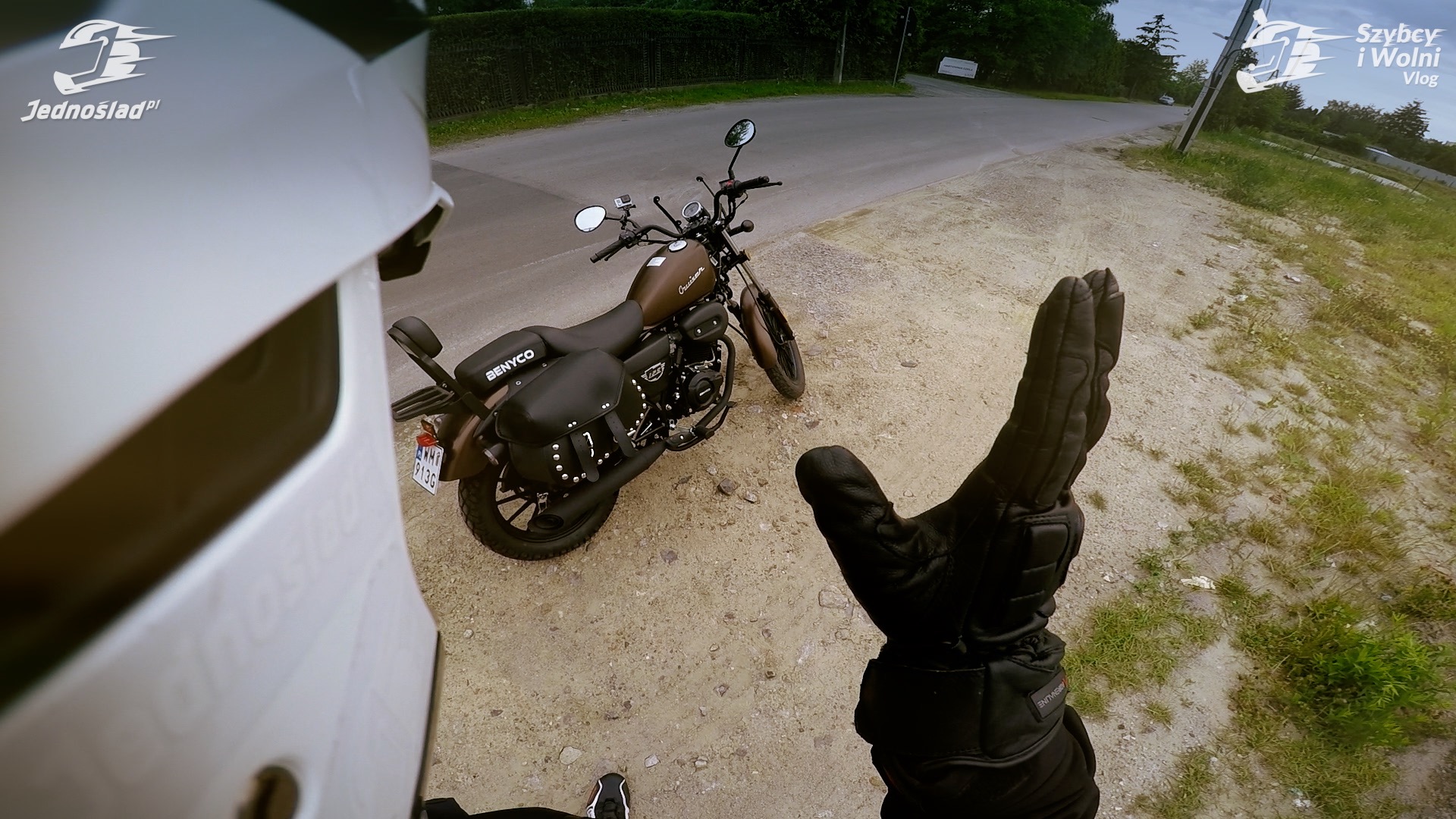 Docieranie nowego Benyco Cruiser 125 i hamowanie silnikiem #44 Szybcy i Wolni Vlog Jednoślad.pl