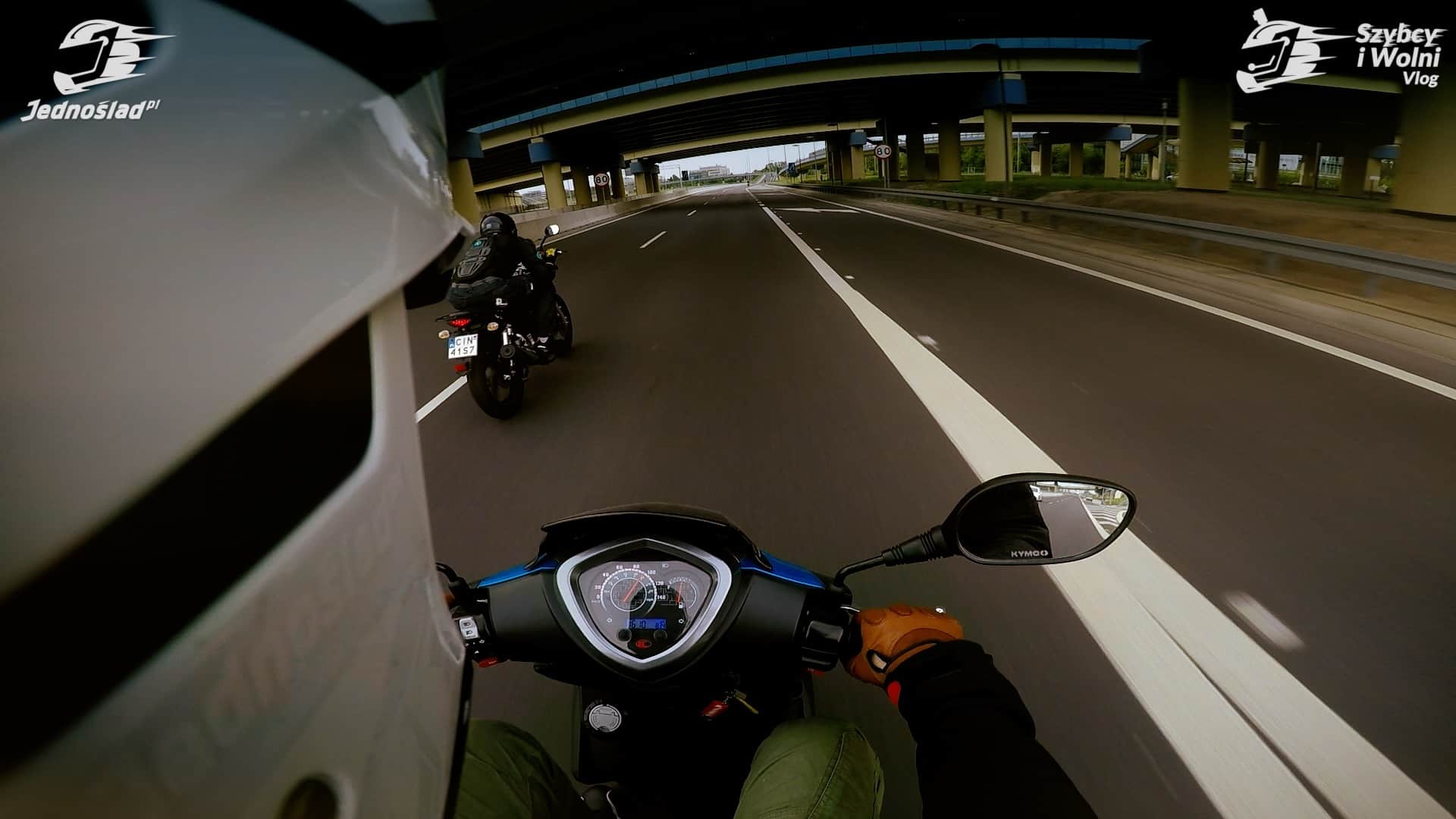 15 minut jazdy na Kymco Agility 16+ 125 #45 Szybcy i Wolni Vlog Jednoślad.pl