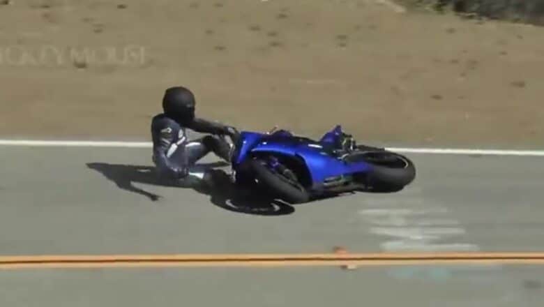 Jak upadać na motocyklu? Jak zachować się w czasie szlifu na “motorze”?