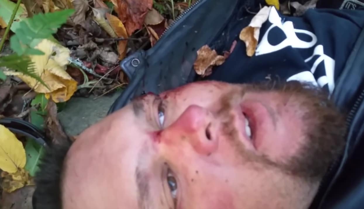 Motocyklista przekonany o swojej rychłej śmierci nagrywa pożegnalne wideo