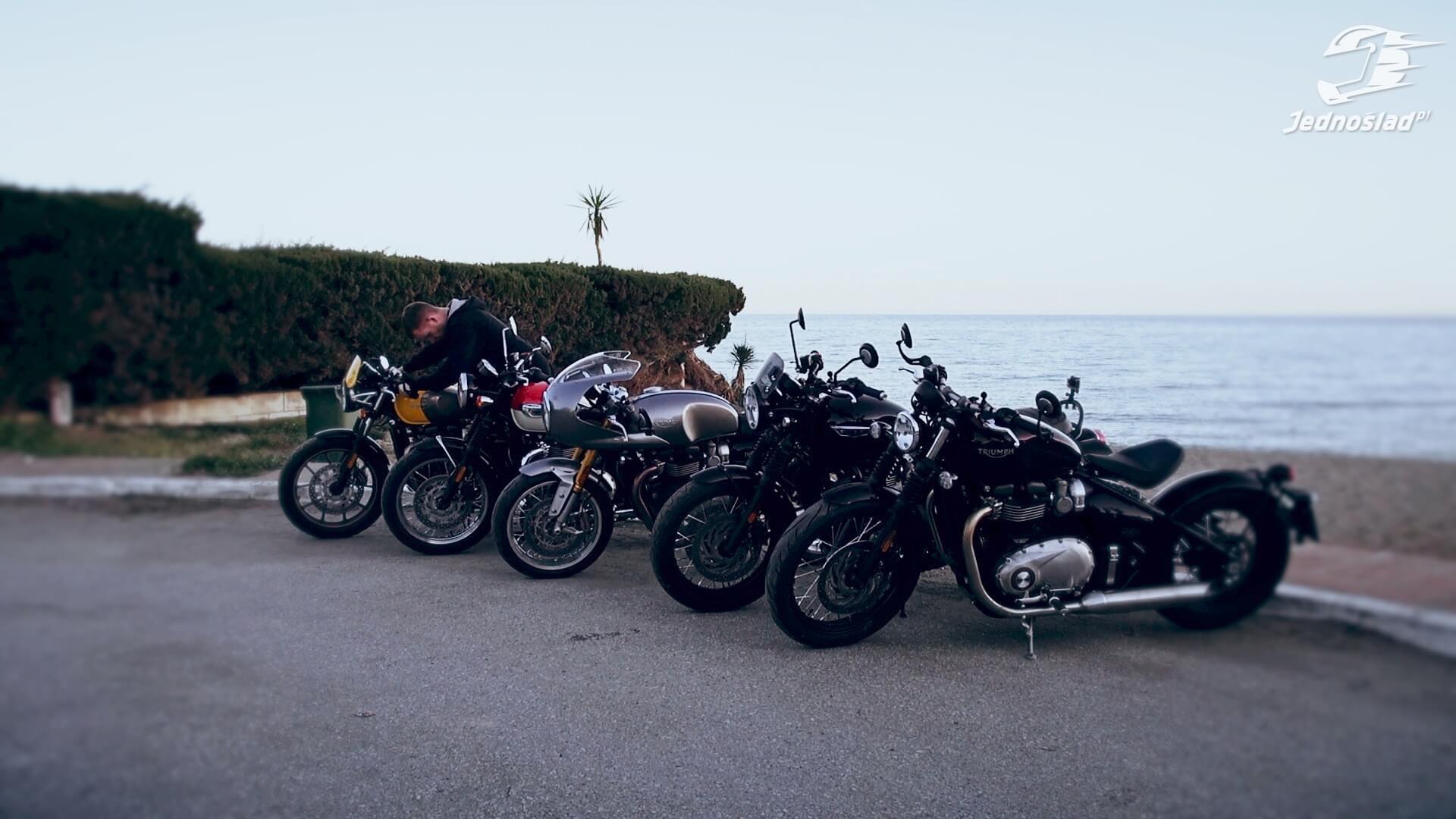 Event Test Triumph Malaga: Lęk przed lataniem, Triumph Bobber i Bonneville T120