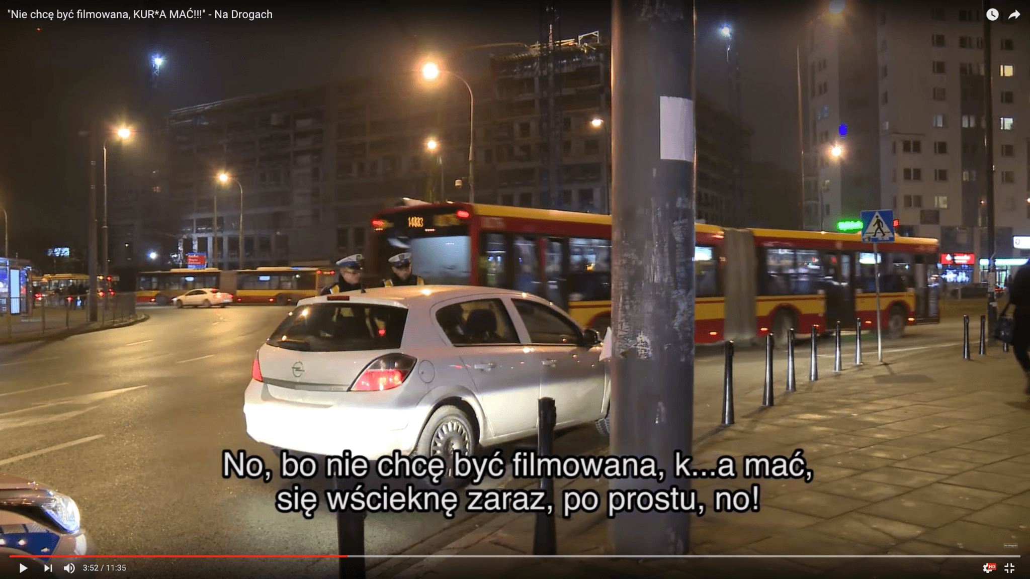 Szczyt buractwa podczas kontroli policyjnej: Wymuszenie, brak zgody na nagrywanie i jazda bez przeglądu