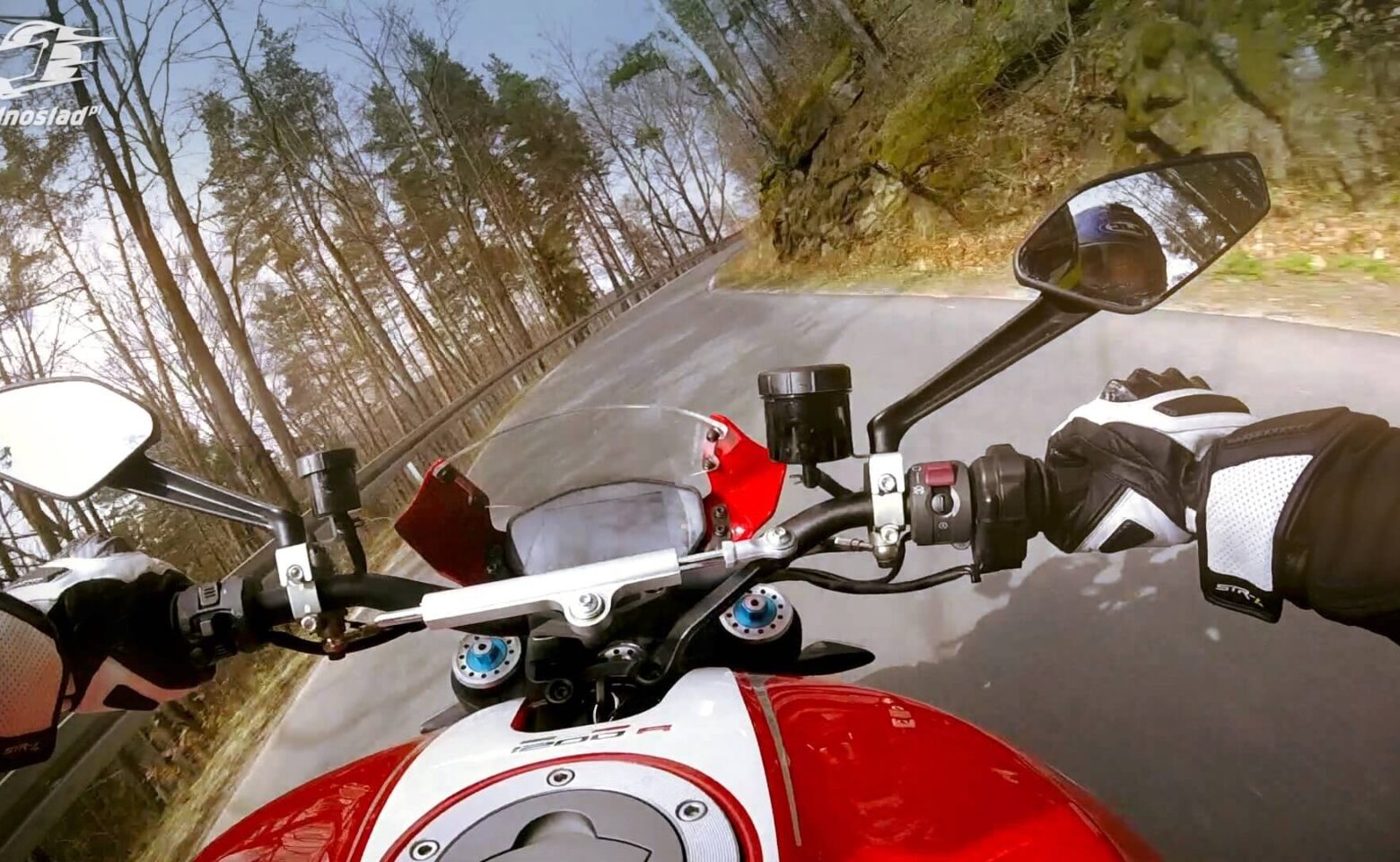 Polskie drogi są najlepsze! #1 Na Winklach (Ducati Monster R)