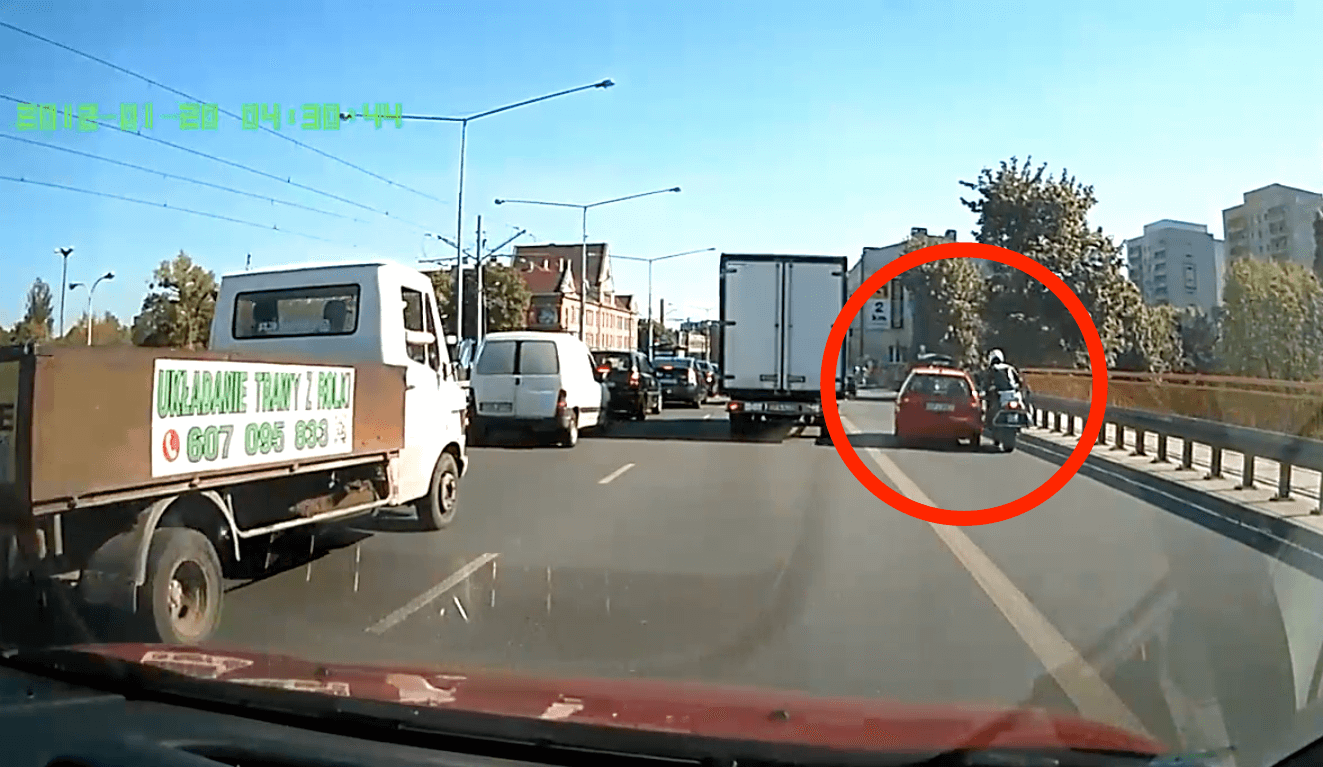 3/4 wypadków z udziałem motocyklistów powodowane przez kierowców samochodów