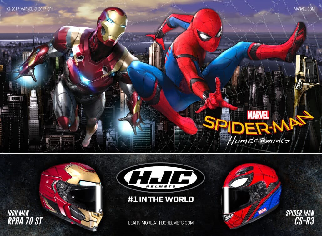 Kask Spider-Man’a i Iron Man’a od HJC. Kolejne edycje