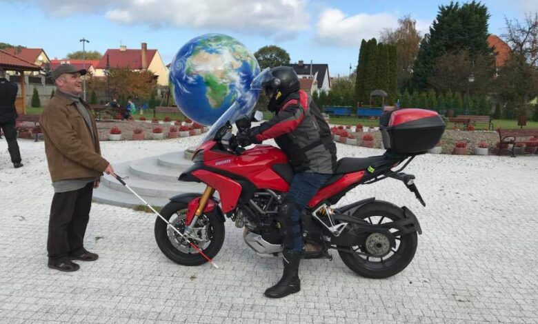Niewidomi na motocyklach. Świetna akcja motocyklistów ze Szczecina