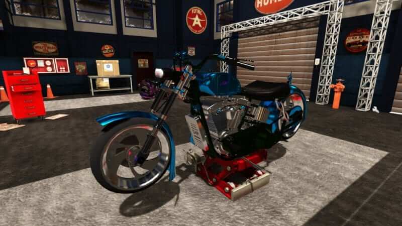 Symulator budowania motocykli na PC. Motorbike Garage Mechanic Simulator 2018