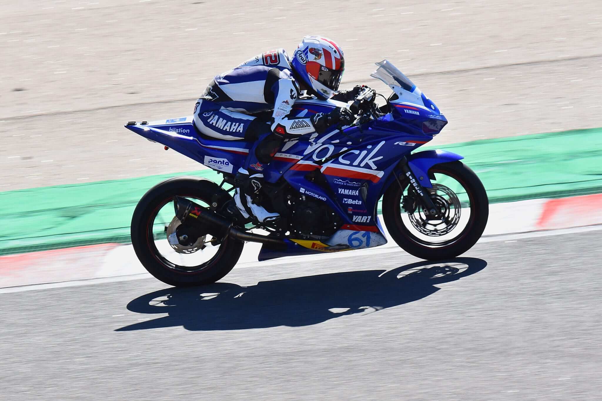 Daniel Blin walczy o start w motocyklowych mistrzostwach Włoch