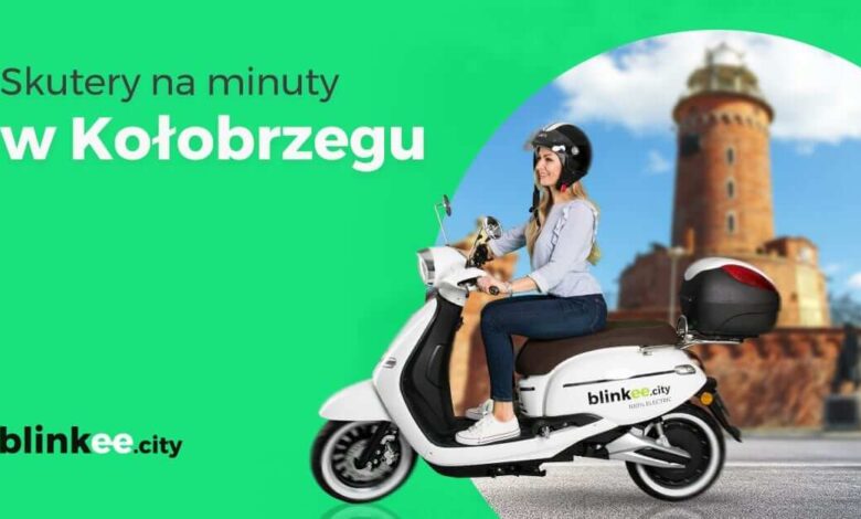 Wynajem skuterów na minuty także w Kołobrzegu. Blinkee w kolejnym mieście
