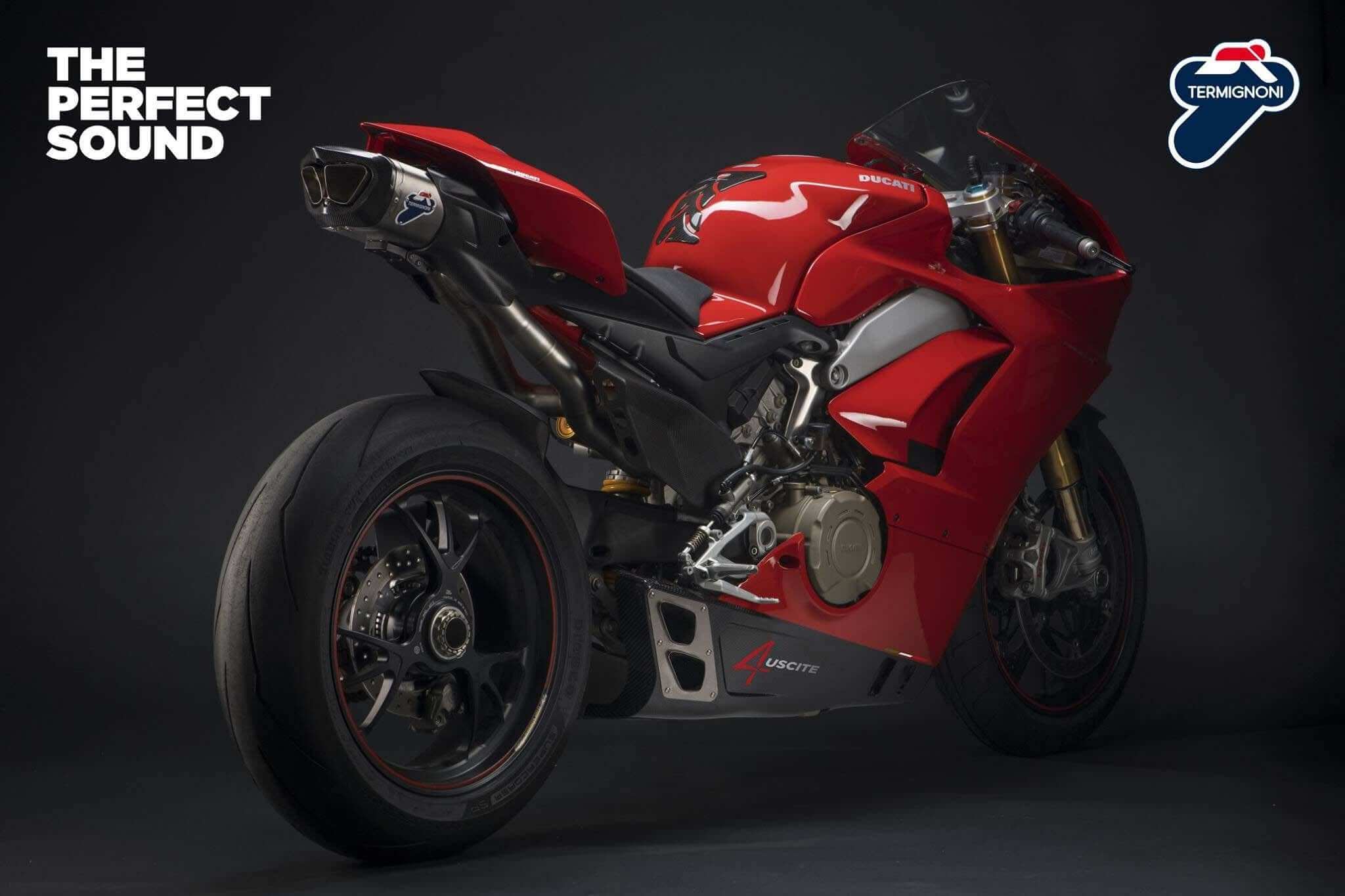 Ducati Panigale V4 2018 i niesamowity wydech Termignoni [WIDEO]