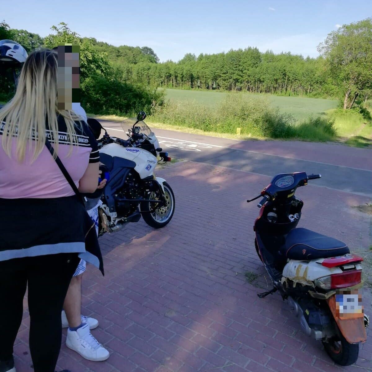1000 zł mandatu za jazdę niesprawnym skuterem