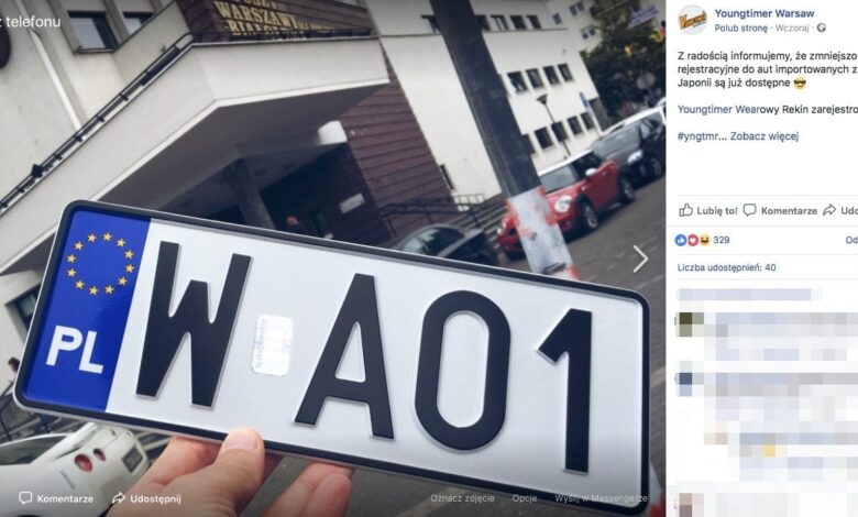 Nowe, małe tablice rejestracyjne… nie pasują do mocowań
