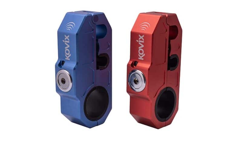 Blokada motocyklowa Kovix Griplock. Alarm o 120 dB