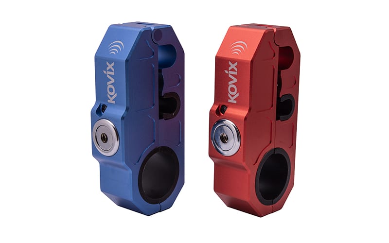 Blokada motocyklowa Kovix Griplock. Alarm o 120 dB