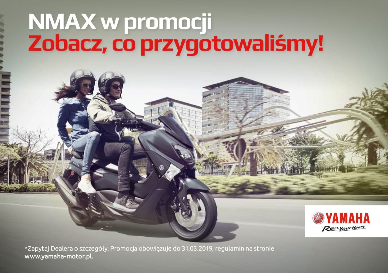Skutery 125 cm3 Yamahy. Promocja na najpopularniejsze mode
