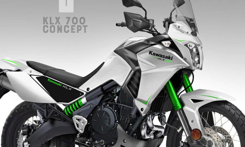 kawasaki 700 adventure bike