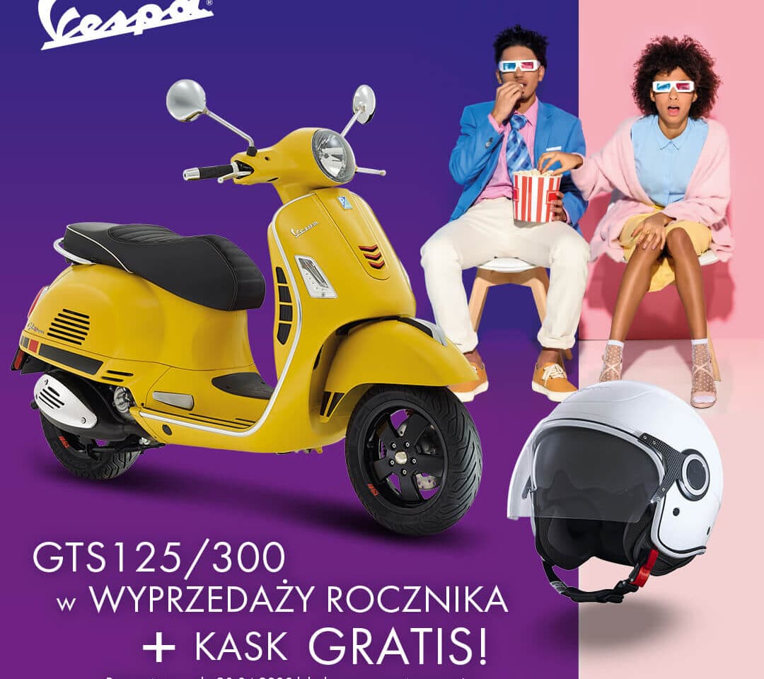 Skutery Vespa – końcówka wyprzedaży: Rabaty i ciekawe dodatki