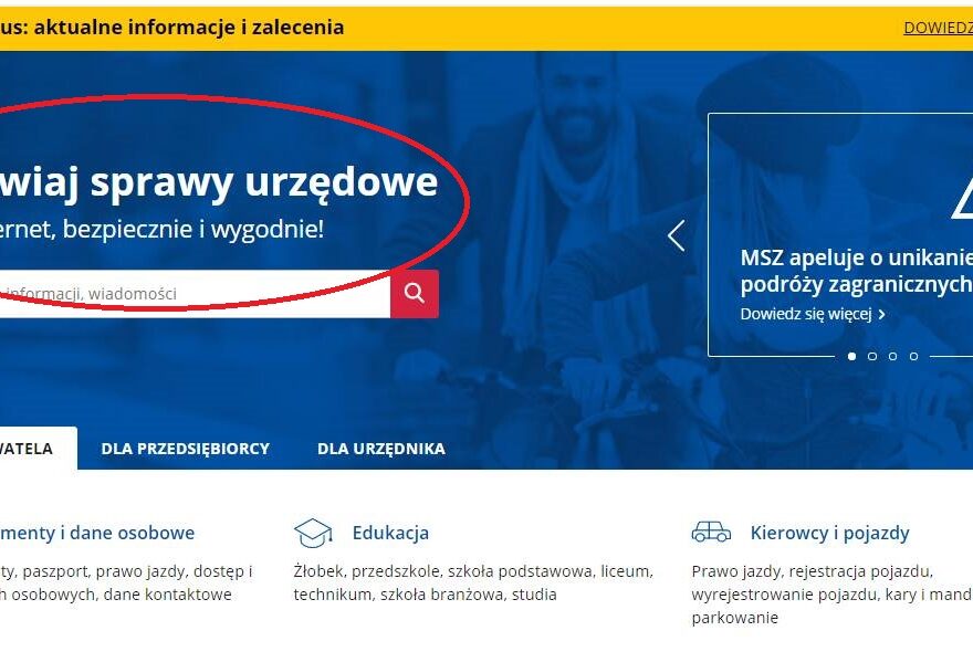 Załatwiamy sprawy urzędowe przez internet