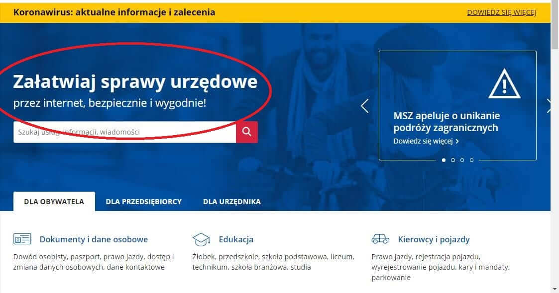 Załatwiamy sprawy urzędowe przez internet