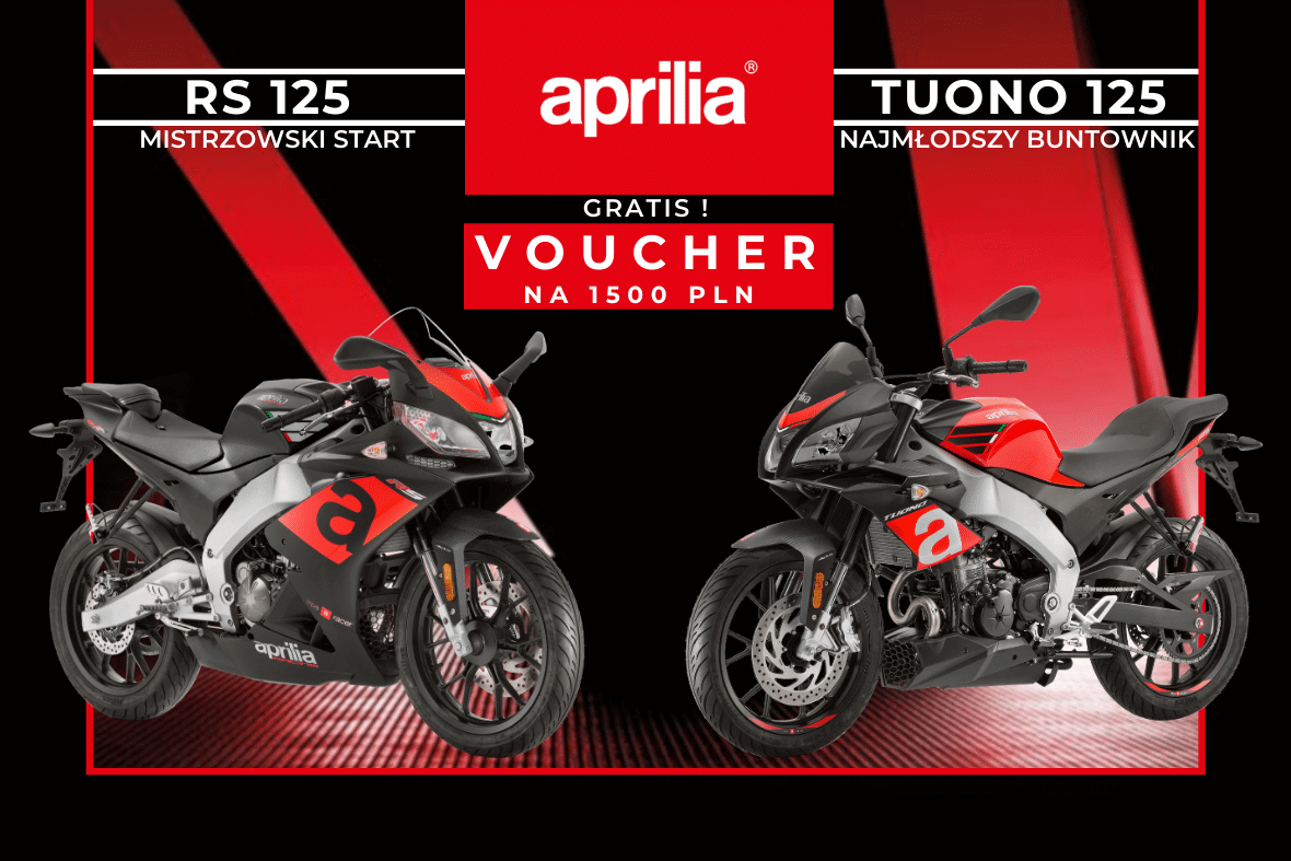 Aprilia RS 125 i Aprilia Tuono 125 teraz z pakietem korzyści
