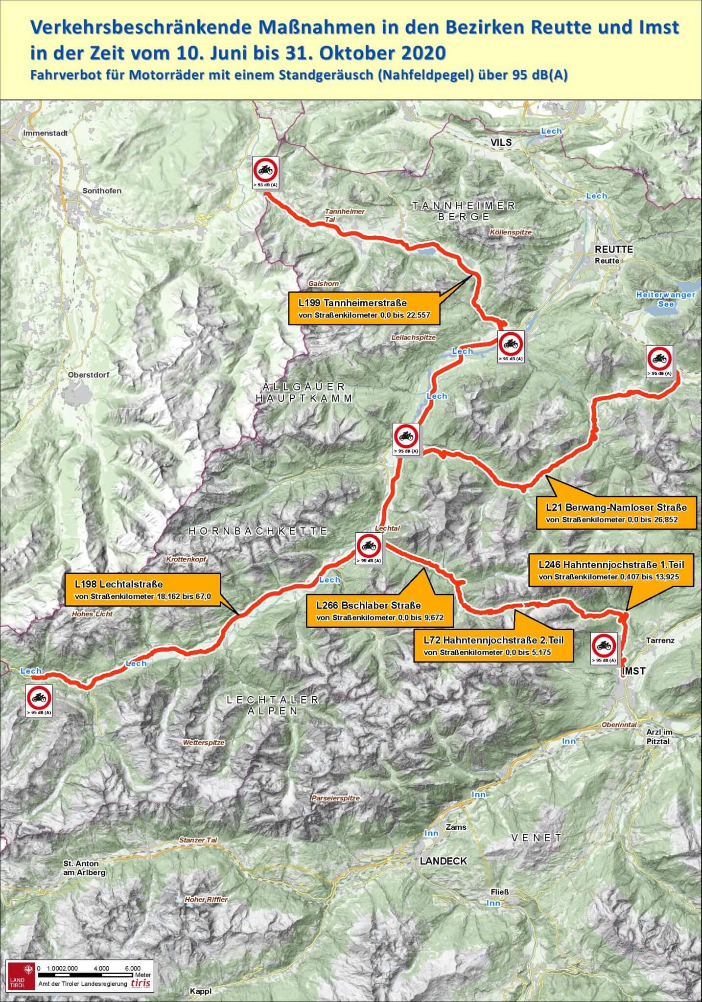 Tyrol. Tymi trasami już nie pojadą głośne motocykle