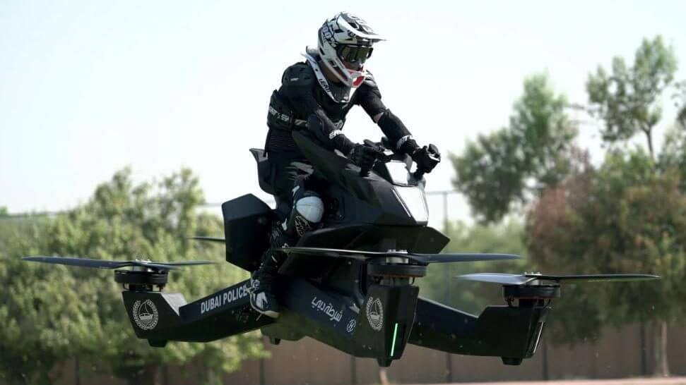 Latający motocykl Scorpion 3 i spektakularna katastrofa podczas testów [wideo]