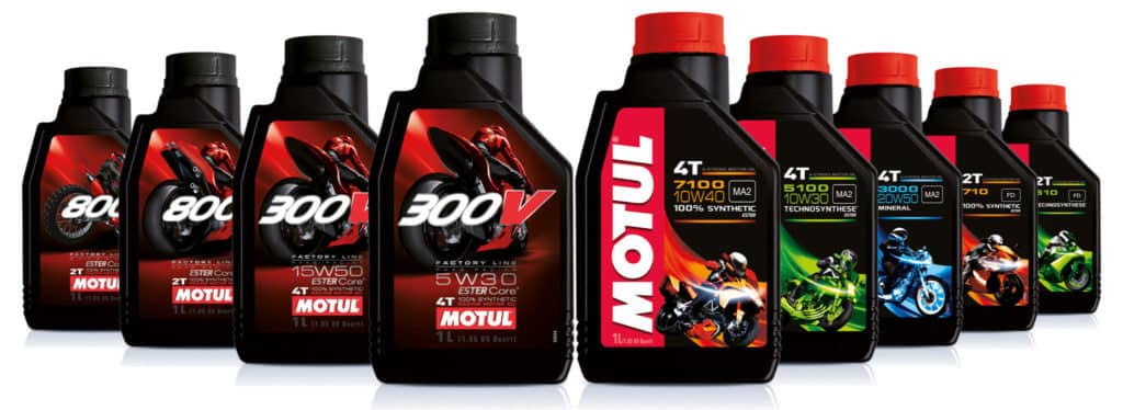 Gama olejów motocyklowych MOTUL