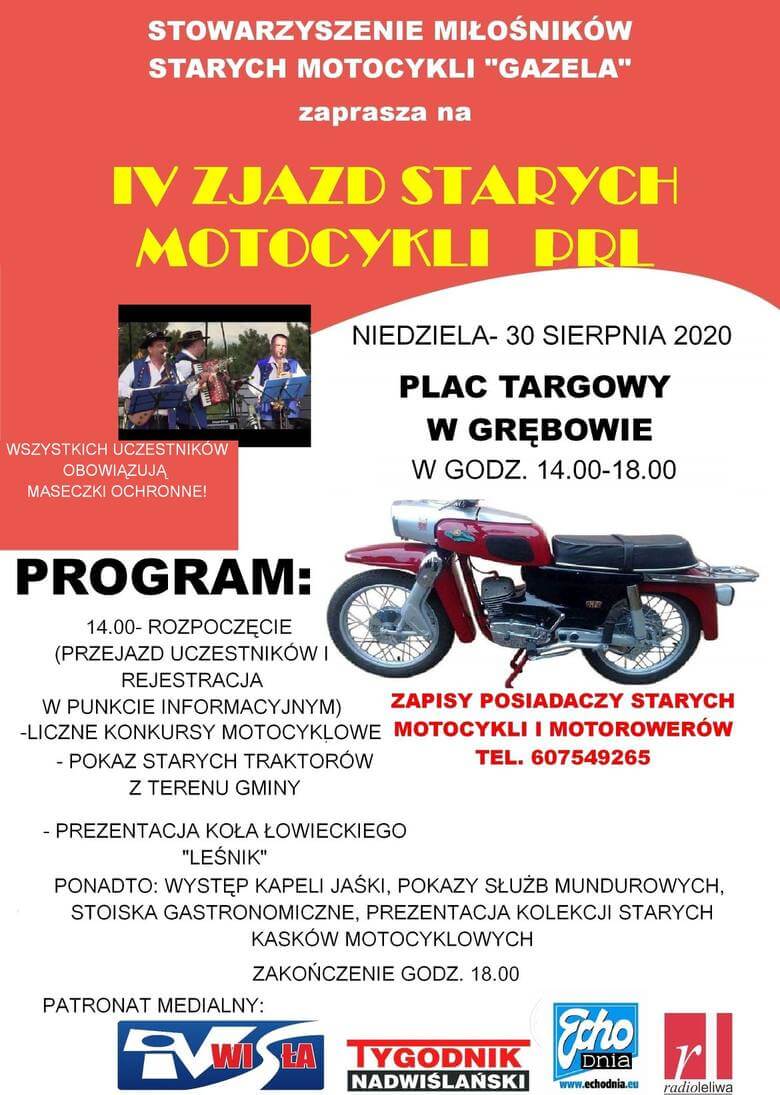 Masz motocykl z czasów PRL? Pochwal się nim na zlocie w Grębowie