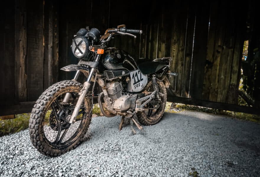 YBR 125 w terenie