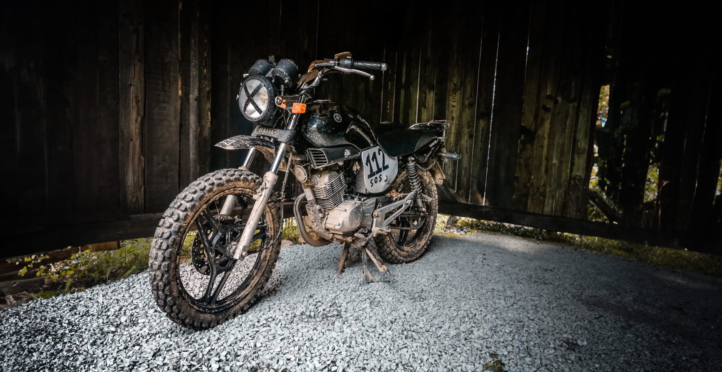 YBR 125 w terenie