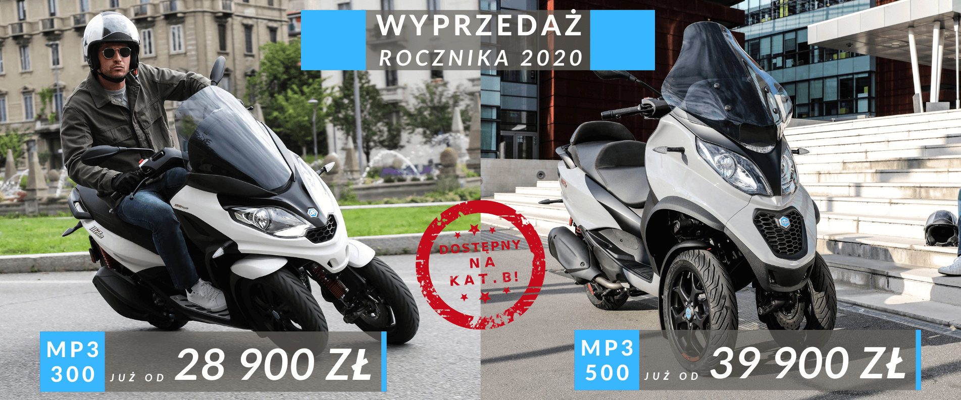 Piaggio Mp3-300 wyprzedaż