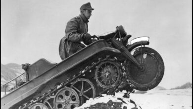 NSU Kettenkrad. Motocykl z gąsienicami