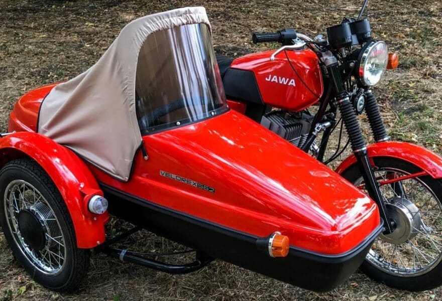 Jawa 350 TS z wózkiem bocznym